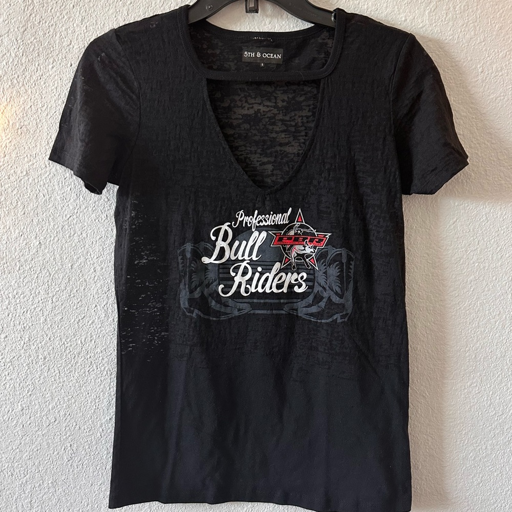 Professional Bull Riding cutout T-shirt
